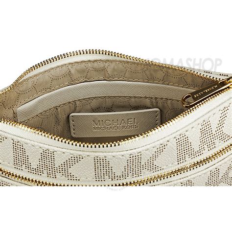 michael kors cream clutch bag|michael kors wristlet on sale.